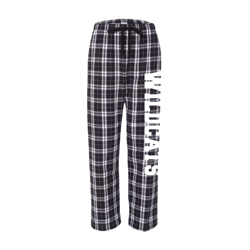 Black/White Flannel Pants With Pockets | Springman / Attea PTA Store